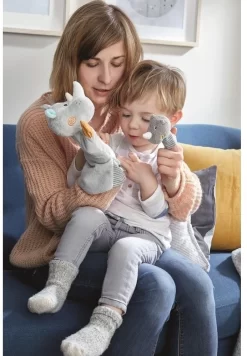HABA Handpuppe Nashorn Mit Baby -Spielzeug Puzzle Geschäft haba handpuppe nashorn mit baby 3