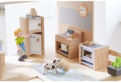 Haba Little Friends – Puppenhaus-Möbel Küche -Spielzeug Puzzle Geschäft haba little friends puppenhaus moebel kueche 3