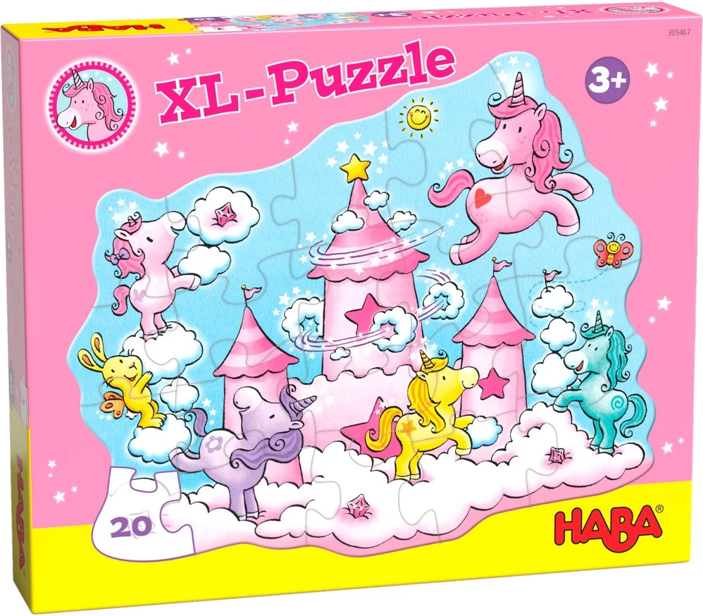 HABA Puzzle Einhorn Glitzerglück - Wolkenpuzzelei 1 HABA Puzzle Einhorn Glitzerglück - Wolkenpuzzelei