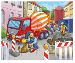 HABA Puzzles Baustellenfahrzeuge -Spielzeug Puzzle Geschäft haba puzzles baustellenfahrzeuge 3