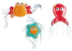 Hape E0215 Badespielzeug Wasser-Freunde, Badewannenspielzeug, Mehrfarbig