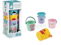 Janod - 5 Spieleimer Für Die Badewanne - Baby- Und Kleinkindspielzeug - Handhabung Und Geschicklichkeit - Lernen Der Zahlen - Ab 10 Monaten, J04724 -Spielzeug Puzzle Geschäft janod 5 spieleimer fuer die badewanne baby und kleinkindspielzeug handhabung und geschicklichkeit lernen der zahlen ab 10 monaten j04724 3