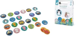 Janod J04714 24-teiliges Memory-Spiel Für Das Bad-Kleinkindspielzeug-Gedächtnistraining-Ab 2 Jahren -Spielzeug Puzzle Geschäft janod j04714 24 teiliges memory spiel fuer das bad kleinkindspielzeug gedaechtnistraining ab 2 jahren 3
