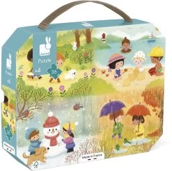 Janod Puzzel - De Seizoenen -Spielzeug Puzzle Geschäft janod puzzel de seizoenen 3