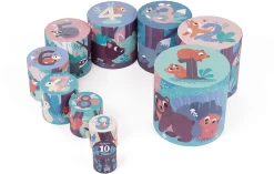 Janod - Runde Pyramide Tiere Des Waldes - Baby- Und Kleinkindspielzeug - Spielzeug Zum Stapeln Und Stecken - Erlernen Der Größen- Und Zahlenbegriffe - Ab 1 Jahr, J02670 -Spielzeug Puzzle Geschäft janod runde pyramide tiere des waldes baby und kleinkindspielzeug spielzeug zum stapeln und stecken erlernen der groessen und zahlenbegriffe ab 1 jahr j02670 3
