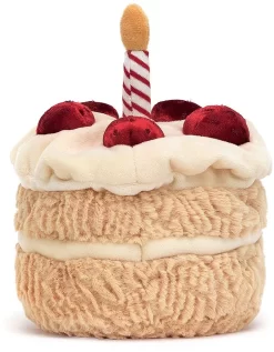 Jellycat Amuseable Geburtstagskuchen - 16x12cm -Spielzeug Puzzle Geschäft jellycat amuseable geburtstagskuchen 16x12cm 3