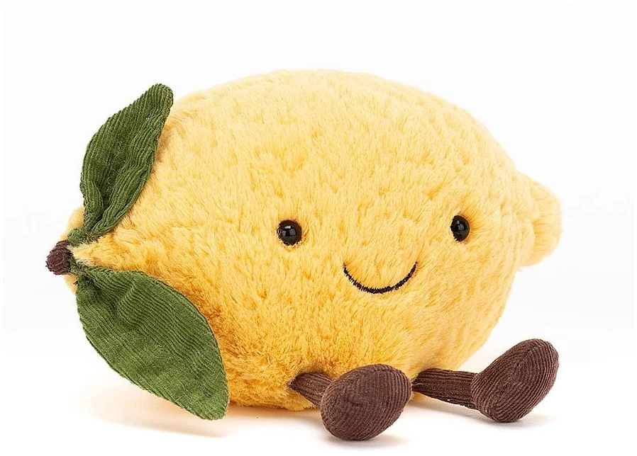 Jellycat Amuseable Zitrone Klein - 18cm 1 Jellycat Amuseable Zitrone Klein - 18cm