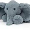 Jellycat Huggady Elefant - 22x12cm