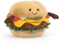 Jellycat Kuscheltier Amüsanter Burger - 11x11x11cm