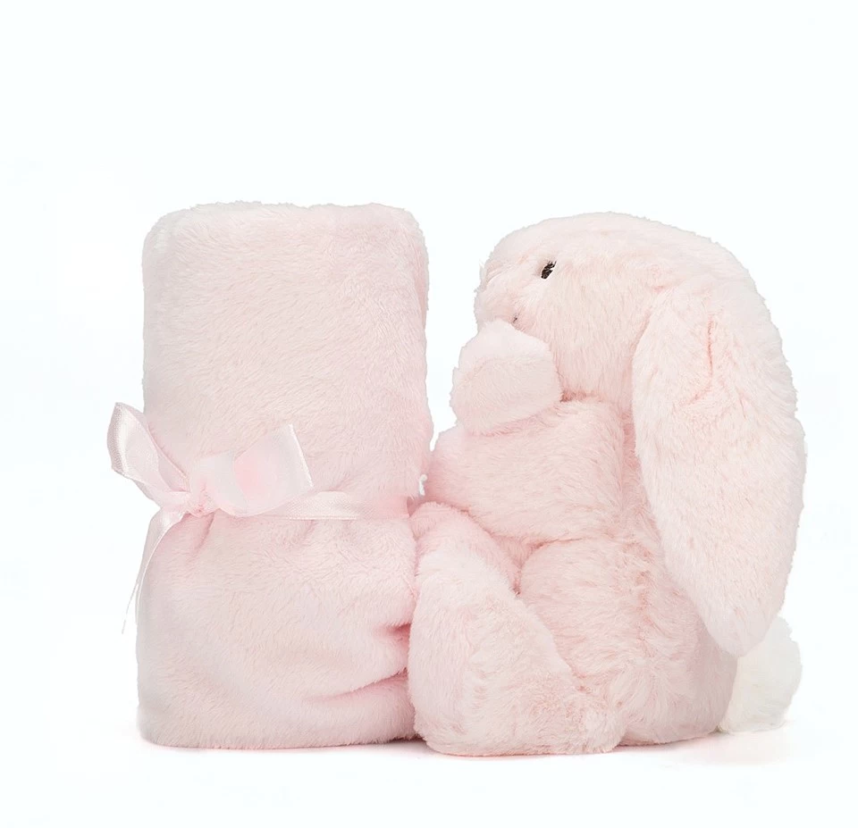 Jellycat Schnuffeltuch Bashful Hase Rosa - 33 Cm 2 Jellycat Schnuffeltuch Bashful Hase Rosa - 33 Cm – Bild 2