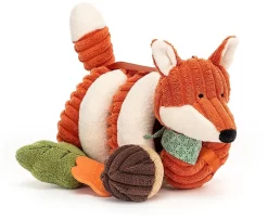 Jellycat Sprial Aktivitätenspielzeug Cordy Roy Baby Fuchs - 13cm -Spielzeug Puzzle Geschäft jellycat sprial aktivitaetenspielzeug cordy roy baby fuchs 13cm 3