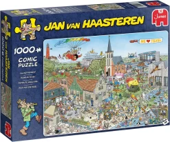 Jumbo 20036 Jan Van Haasteren-Reif Für Die Insel-1000 Teile Puzzlespiel, Mehrfarben