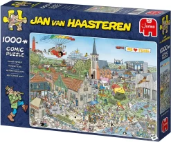 Jumbo 20036 Jan Van Haasteren-Reif Für Die Insel-1000 Teile Puzzlespiel, Mehrfarben -Spielzeug Puzzle Geschäft jumbo 20036 jan van haasteren reif fuer die insel 1000 teile puzzlespiel mehrfarben 3