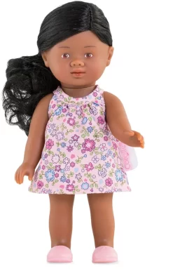 Les Trendies Corolle Mini Corolline Rosaly / Vollvinylpuppe Mit Langem Haar Und Blumenkleid In Geschenkbox / Vanilleduft / 20cm