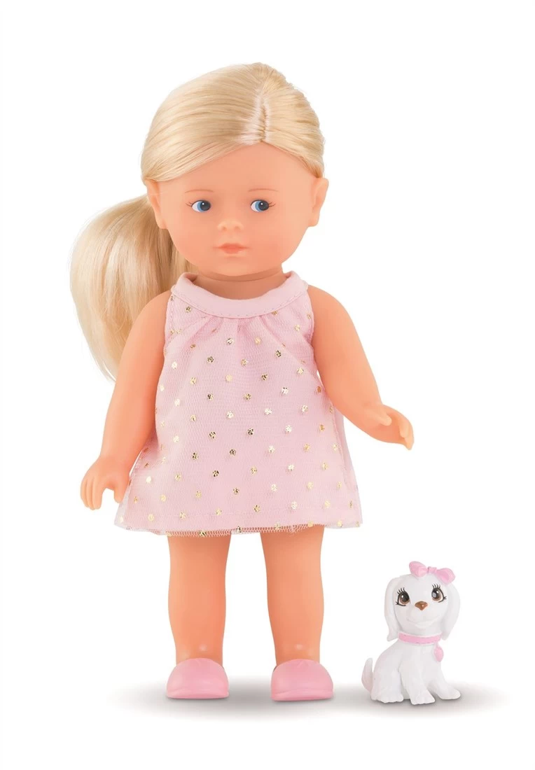 Les Trendies Corolle Mini Corolline Set Mit Hund / Vollvinylpuppe Mit Langem Haar Und Süßem Hund In Geschenkbox / Vanilleduft / 20cm / Für Kinder Ab 3 Jahren Geeignet 2 Les Trendies Corolle Mini Corolline Set Mit Hund / Vollvinylpuppe Mit Langem Haar Und Süßem Hund In Geschenkbox / Vanilleduft / 20cm / Für Kinder Ab 3 Jahren Geeignet – Bild 2