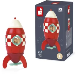 Janod Magnetischer Bausatz "Rakete Klein" -Spielzeug Puzzle Geschäft magnetischer bausatz quot rakete klein quot 3