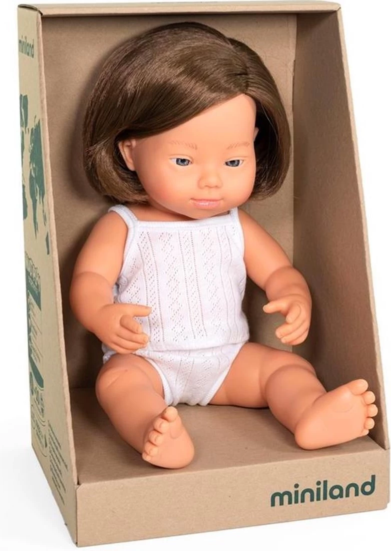 Miniland Babypuppe Europäisches Mädchen 38cm Mit Downsyndrom, 31174 2 Miniland Babypuppe Europäisches Mädchen 38cm Mit Downsyndrom, 31174 – Bild 2