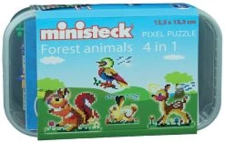 Ministeck 32577 - Waldtiere 4in1, Ca. 510 Teile