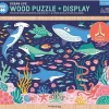 Mudpuppy 100 Stück Holz Puzzle + Displ/Ocean Life