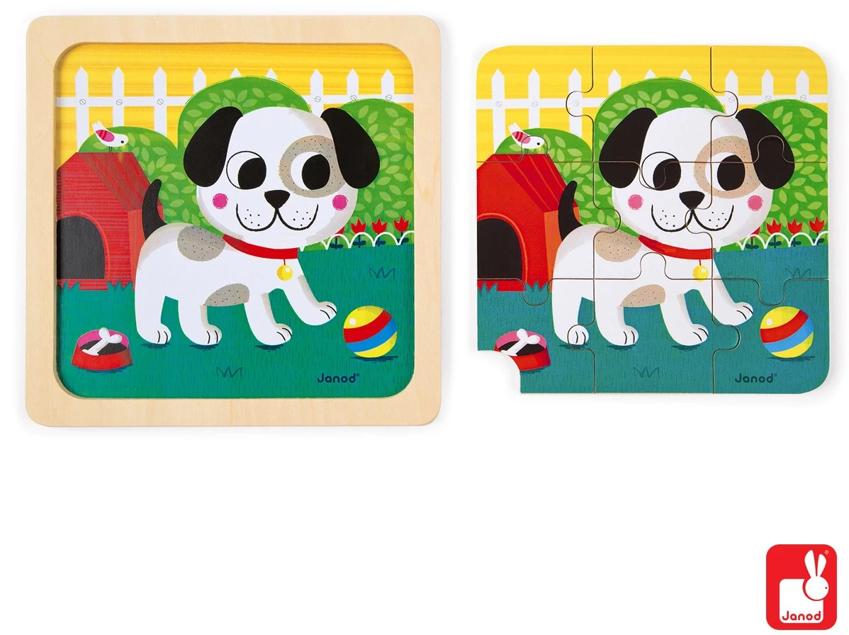 Janod Puzzle Klein "Katze Felix" (9 Teile) 3 Janod Puzzle Klein "Katze Felix" (9 Teile) – Bild 3