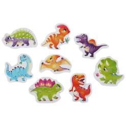 Puzzlika -15252 8-in-1 Dinosaurier-Puzzle, Mehrfarbig (Levenya 15252) -Spielzeug Puzzle Geschäft puzzlika 15252 8 in 1 dinosaurier puzzle mehrfarbig levenya 15252 3