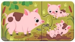 Ravensburger Tiere Und Ihre Kinder -Spielzeug Puzzle Geschäft ravensburger kinderpuzzel my first puzzles dieren en hun kleintjes 9 x 2 stukjes 6