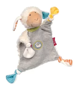 SIGIKID 39240 Schnuffeltuch Schaf Kuscheltuch Mädchen Und Jungen Babyspielzeug Empfohlen Ab Geburt Mehrfarbig
