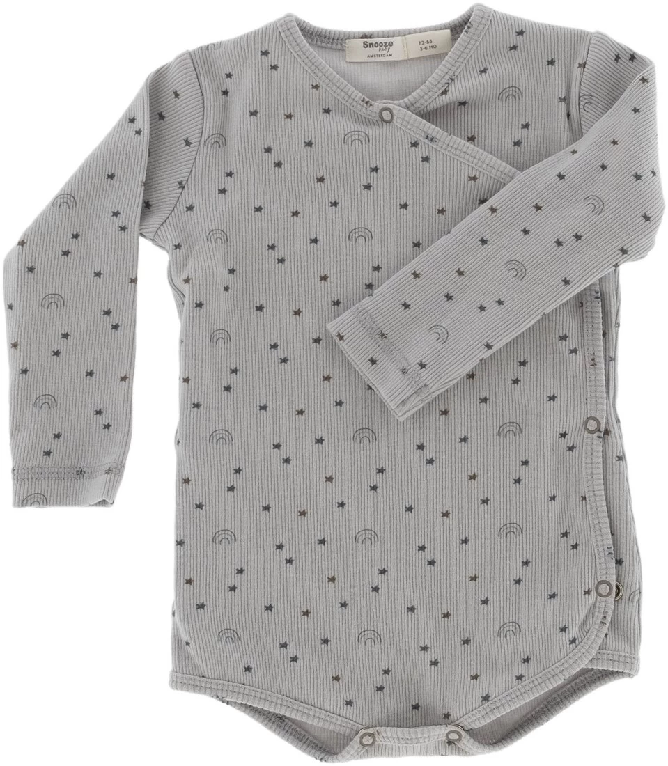 Snoozebaby Strampler Smokey Grün Regenbogen - 50/56 1 Snoozebaby Strampler Smokey Grün Regenbogen - 50/56