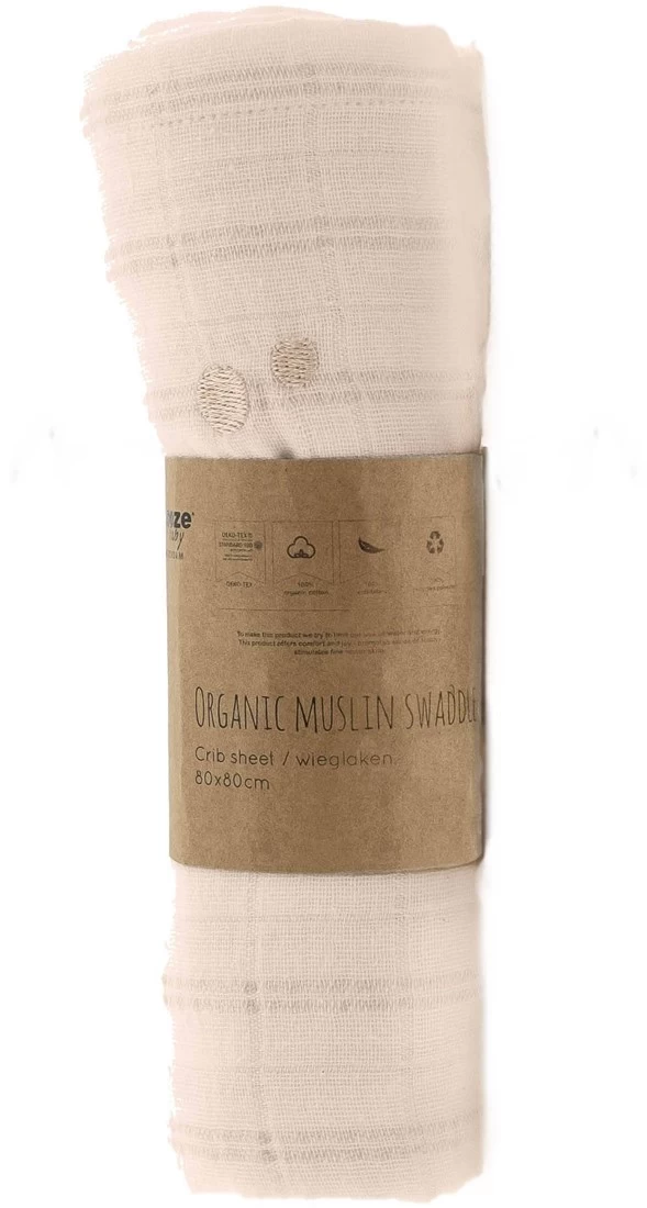 Snoozebaby Swaddle Krippe Milky Rust - 80x80 Cm 1 Snoozebaby Swaddle Krippe Milky Rust - 80x80 Cm