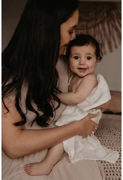 Snoozebaby Swaddle Krippe Stone Beige - 80x80 Cm