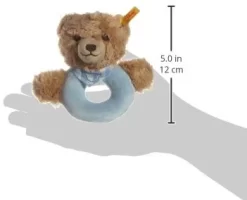 Steiff Schlaf-gut-Bär Greifring Mit Rassel 5 Steiff Schlaf-gut-Bär Greifring Mit Rassel -Spielzeug Puzzle Geschäft steiff schlaf gut baer greifring mit rassel 3