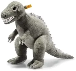Steiff Soft Cuddly Friends Thaisen T-Rex, Light Grey