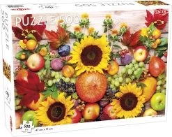 Tactic Puzzle Obst Und Blumen 500 Teile