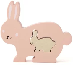 Trixie Holz Babypuzzle - Mrs. Rabbit