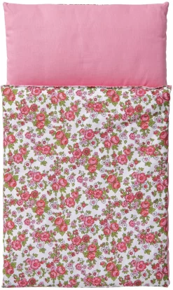 Van Dijk Toys - Bedbekleding/dekje - Roze Geruit