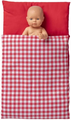 Van Dijk Toys - Bedbekleding - Rood Geruit -Spielzeug Puzzle Geschäft van dijk toys bedbekleding rood geruit 3