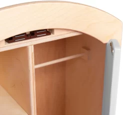 Van Dijk Toys Poppenkledingkast Wit -Spielzeug Puzzle Geschäft van dijk toys poppen kleding kast naturel met wit