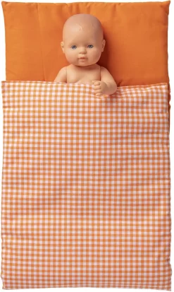Van Dijk Toys Poppenbed Bekleding - Oranje Geruit -Spielzeug Puzzle Geschäft van dijk toys poppenbed bekleding oranje geruit 3