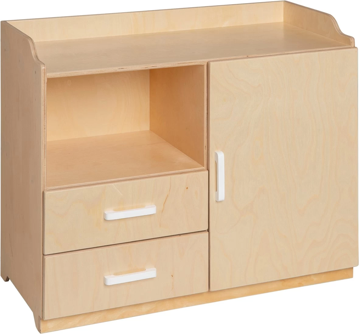 Van Dijk Toys Poppencommode - Naturel Met Wit 2 Van Dijk Toys Poppencommode - Naturel Met Wit – Bild 2