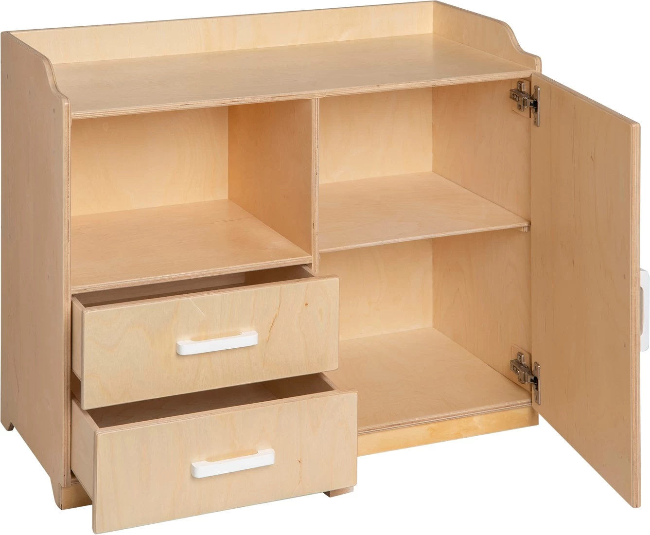 Van Dijk Toys Poppencommode - Naturel Met Wit 3 Van Dijk Toys Poppencommode - Naturel Met Wit – Bild 3