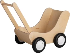 Van Dijk Toys Poppenwagen - Naturel