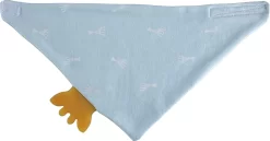 VULLI 200332 Bandana Halstuch/Lätzchen Sophie La Girafe Mit Beißfläche Aus Kautschuk, Blau