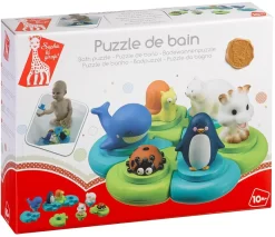 VULLI 523413 Badepuzzle Sophie La Girafe, Mehrfarbig