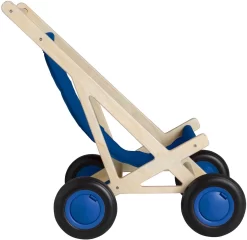 Van Dijk Toys Poppenwagen Blau 9 Van Dijk Toys Poppenwagen Blau -Spielzeug Puzzle Geschäft zijaanzicht 1
